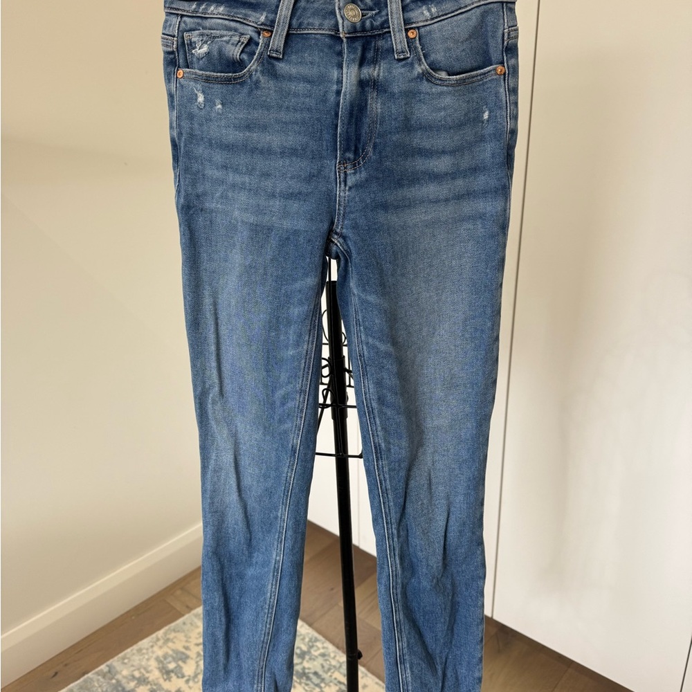 PAIGE Blue Ankle & Cropped Jeans